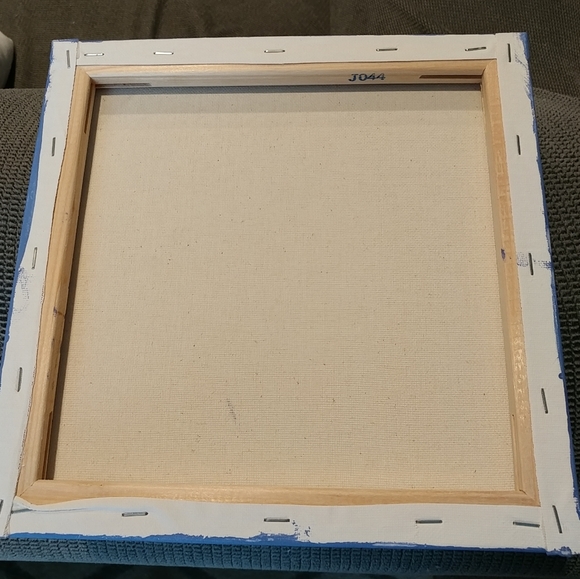 Handmade Puppy Dog Painting Canvas 10"x10" Wall Art Decor - Picture 11 of 12